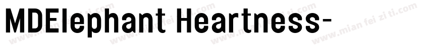 MDElephant Heartness字体转换